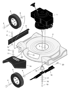 Part Location Diagram of F-020450L Murray Book, Instruction